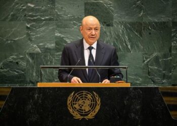 الرئيس اليمني يدعو إلى تشكيل تحالف دولي لفرض السلام “بالقوة”